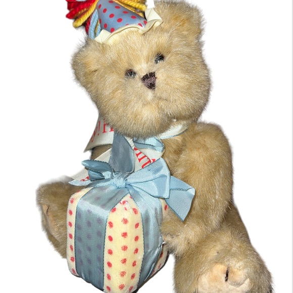Bearington Happy Birthday Plush Suffed Animal Teddy Bear, - Picture 1 of 6